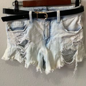 Denim shorts